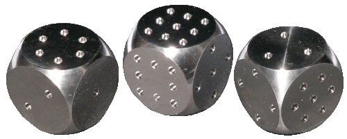 Miwin'sche Würfel aus Titan 20 mm